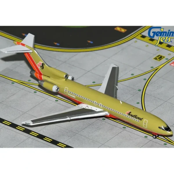Gemini Jets GJSWA2216 1:400 Southwest Airlines Boeing 727-200 N406BN - Miniature Marvels: Airplane Models & Painted Dice* Airplane Model