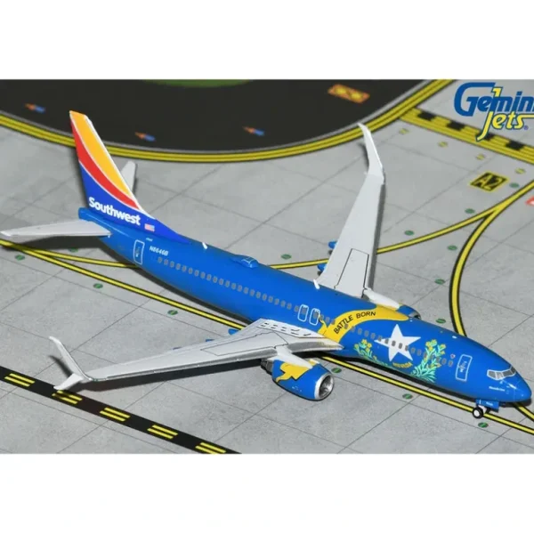 Gemini Jets GJSWA2246 1:400 Southwest Boeing 737-80 "Nevada One" - Miniature Marvels: Airplane Models & Painted Dice* Airplane Model