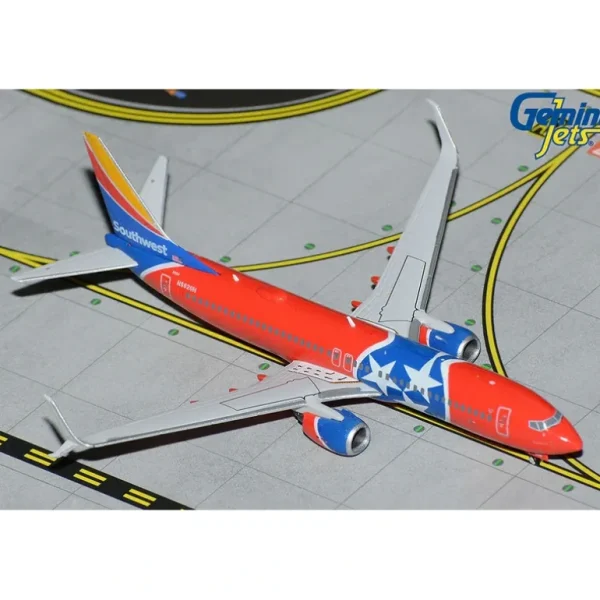 Gemini Jets GJSWA2185 1:400 Southwest Boeing 737-800 "Tennessee One" - Miniature Marvels: Airplane Models & Painted Dice* Airplane Model