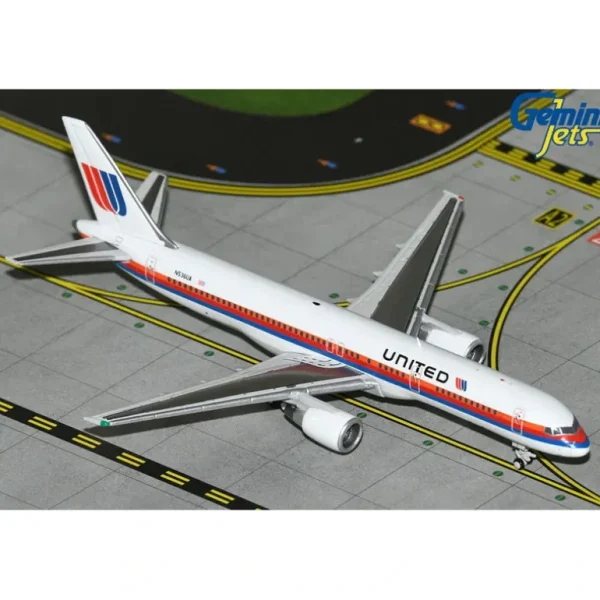 Gemini Jets GJUAL1983 1:400 United Airlines B757-200 N536UA (Saul Bass livery) - Miniature Marvels: Airplane Models & Painted Dice* Airplane Model