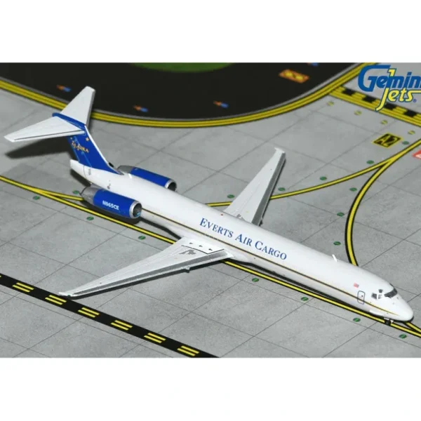 Gemini Jets GJVTS2067 1:400 Everts Air Cargo MD-80SF N965CE - Miniature Marvels: Airplane Models & Painted Dice* Airplane Model