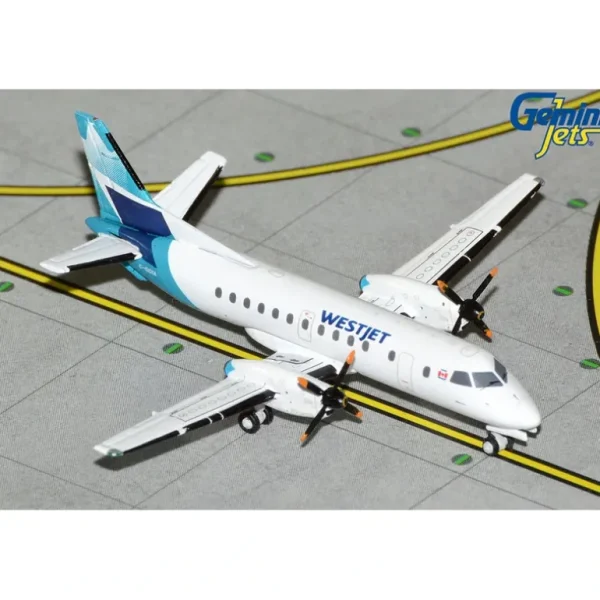 Gemini Jets GJWJA2212 1:400 WestJet Link/Pacific Coastal Airlines Saab 340B C-GOIA - Miniature Marvels: Airplane Models & Painted Dice* Airplane Model