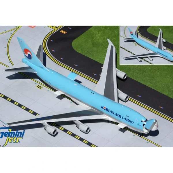 Gemini Jets G2KAL930 1:200 Korean Air Cargo Boeing 747-400ERF (Interactive) - Miniature Marvels: Airplane Models & Painted Dice* Airplane Model