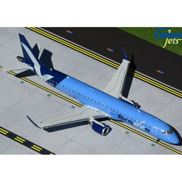 Gemini Jets G2MXY1052 1:200 Breeze Airways Embraer E-195AR - Miniature Marvels: Airplane Models & Painted Dice* Airplane Model