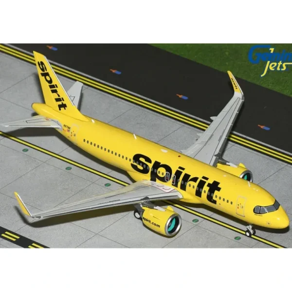 Gemini Jets G2NKS1235 1:200 Spirit Airlines Airbus A320neo - Miniature Marvels: Airplane Models & Painted Dice* Airplane Model