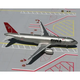Gemini Jets G2NWA080 1:200 Northwest Airlines Airbus A320 - Miniature Marvels: Airplane Models & Painted Dice* Airplane Model
