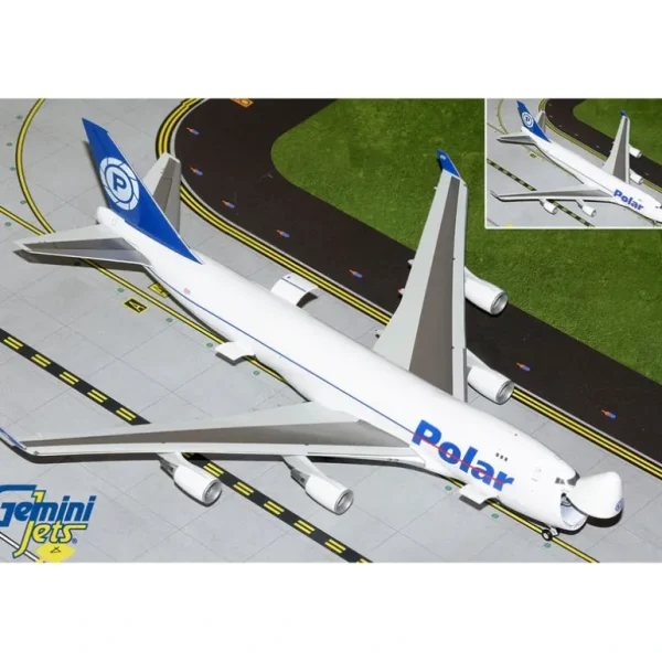 Gemini Jets G2PAC938 1:200 Polar Air Cargo Boeing 747-400F - Miniature Marvels: Airplane Models & Painted Dice* Airplane Model