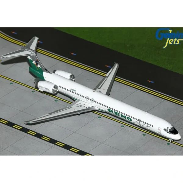 Gemini Jets G2ROA833 1:200 Reno Air MD-90 N905RA - Miniature Marvels: Airplane Models & Painted Dice* Airplane Model