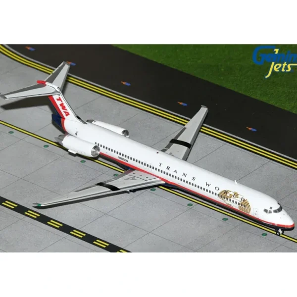 Gemini Jets G2TWA911 1:200 Trans World Airlines MD-82 N960TW - Miniature Marvels: Airplane Models & Painted Dice* Airplane Model