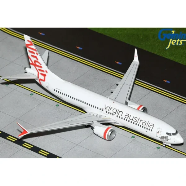 Gemini Jets G2VOZ943 1:200 Virgin Australia Airlines Boeing 737 Max 8 - Miniature Marvels: Airplane Models & Painted Dice* Airplane Model