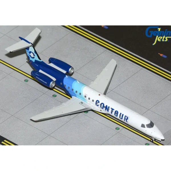 Gemini Jets G2VTE1218 1:200 Contour Airlines ERJ-145LR - Miniature Marvels: Airplane Models & Painted Dice* Airplane Model