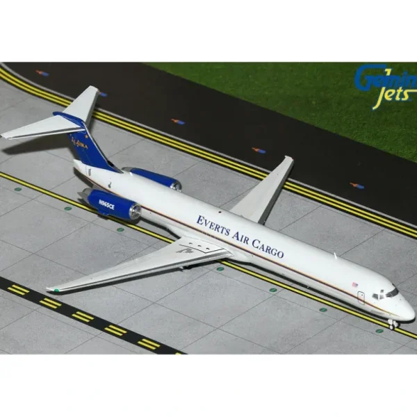 Gemini Jets G2VTS1073 1:200 Everts Air Cargo MD-80SF N965CE - Miniature Marvels: Airplane Models & Painted Dice* Airplane Model