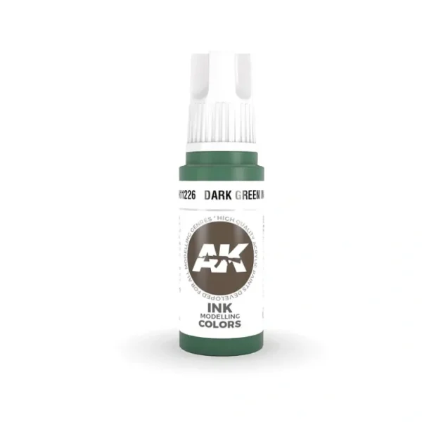 Flash Sale 3Gen Acrylics: Dark Green - Ink LTG AK-11226 - Miniature Marvels: Airplane Models & Painted Dice Paint