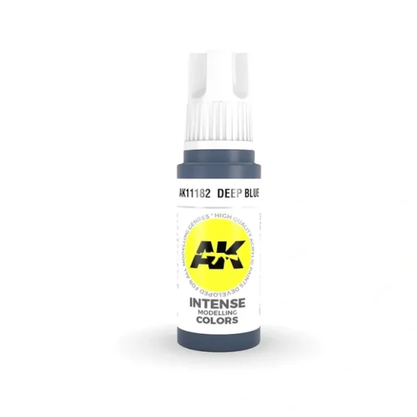 Discount 3Gen Acrylics: Deep Blue - Intense LTG AK-11182 - Miniature Marvels: Airplane Models & Painted Dice Paint