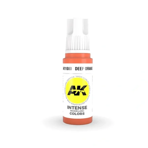 Online 3Gen Acrylics: Deep Orange - Intense LTG AK-11080 - Miniature Marvels: Airplane Models & Painted Dice Paint