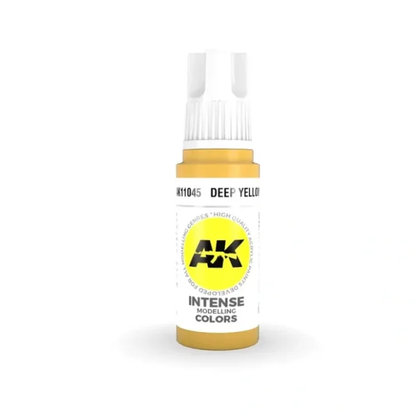 Cheap 3Gen Acrylics: Deep Yellow - Intense LTG AK-11045 - Miniature Marvels: Airplane Models & Painted Dice Paint