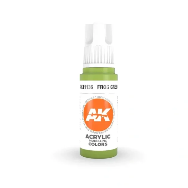 Sale 3Gen Acrylics: Frog Green - Standard LTG AK-11136 - Miniature Marvels: Airplane Models & Painted Dice Paint