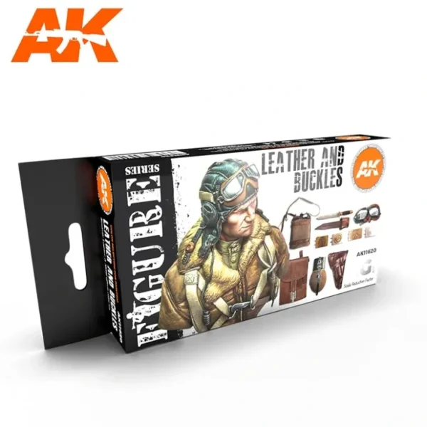 New 3Gen Acrylics: Leather and Buckles LTG AK-11620 - Miniature Marvels: Airplane Models & Painted Dice Paint