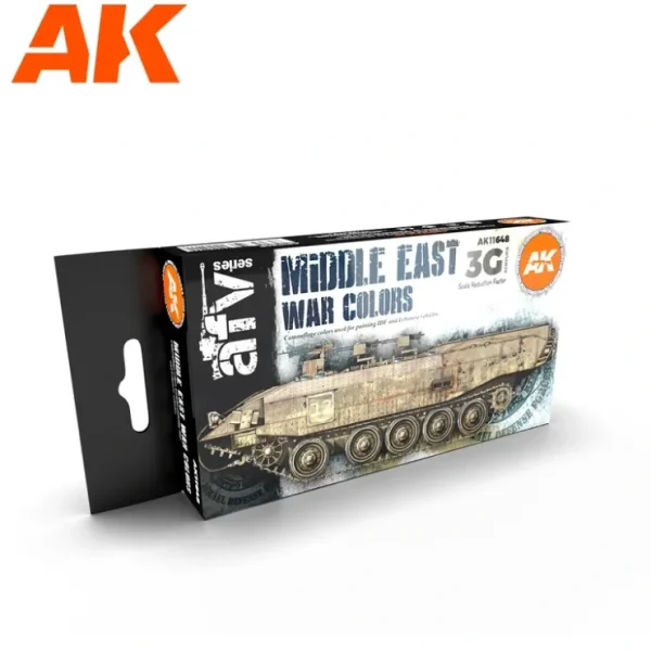 Flash Sale 3Gen Acrylics: Middle East War Colors LTG AK-11648 - Miniature Marvels: Airplane Models & Painted Dice Paint