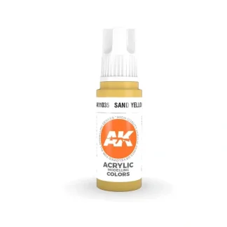 Best Sale 3Gen Acrylics: Sand Yellow - Standard LTG AK-11035 - Miniature Marvels: Airplane Models & Painted Dice Paint