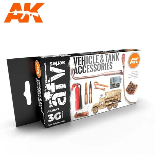 Sale 3Gen Acrylics: Vehicle and Tank Accessories LTG AK-11647 - Miniature Marvels: Airplane Models & Painted Dice Paint