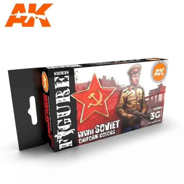 Shop 3Gen Acrylics: WWII Soviet Uniform Colors LTG AK-11635 - Miniature Marvels: Airplane Models & Painted Dice Paint