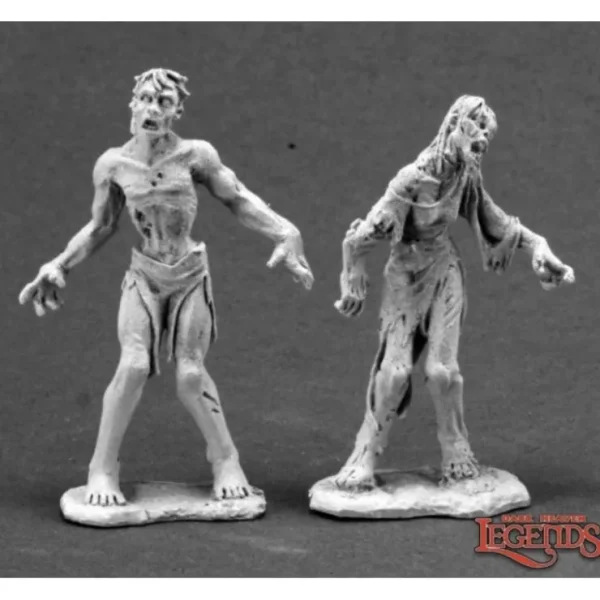 Fashion George & Gracie, Zombies (2): Dark Heaven Legends RPR 03598 - Miniature Marvels: Airplane Models & Painted Dice Miniature