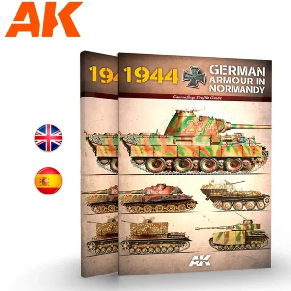1944 German Armour In Normandy Camouflage Profile Guide LTG AK-916 - Miniature Marvels: Airplane Models & Painted Dice* Shop All