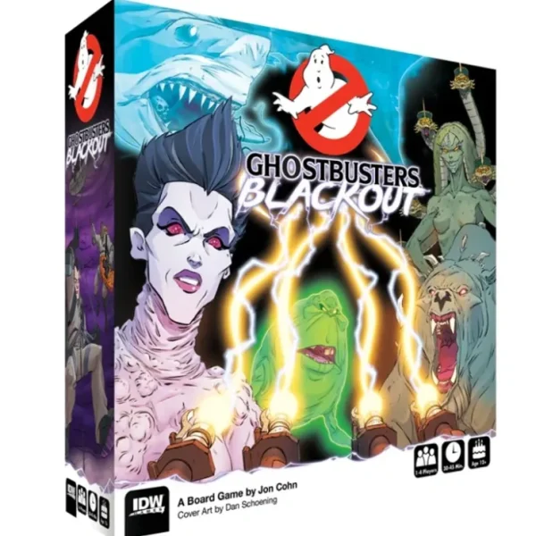 Hot Ghostbusters Blackout IDW 01678 - Miniature Marvels: Airplane Models & Painted Dice Board Game