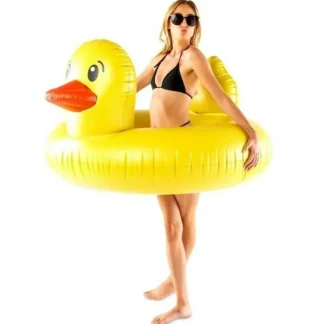 Best Sale GIANT 4 FT Inflatable Rubber Duckie Ducky Duck Pool Float Raft - BigMouth Inc - Miniature Marvels: Airplane Models & Painted Dice Egpull