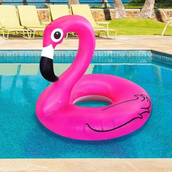 Store Giant Pink Flamingo Pool Float Inflatable 4 FT WIDE Blow Up Raft -Big Mouth Toys - Miniature Marvels: Airplane Models & Painted Dice Egpull