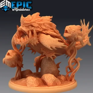 Online Giant Piranha Swarm - Miniature Marvels: Airplane Models & Painted Dice Miniature