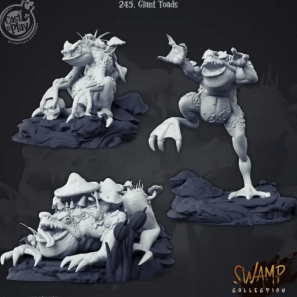 Best Giant Toads - Miniature Marvels: Airplane Models & Painted Dice Miniature