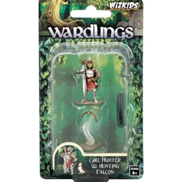 Fashion Girl Fighter & Hunting Falcon: WizKids Wardlings WZK 73315 - Miniature Marvels: Airplane Models & Painted Dice Miniature