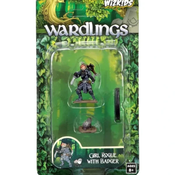 Cheap Girl Rogue & Badger: WizKids Wardlings WZK 73324 - Miniature Marvels: Airplane Models & Painted Dice Miniature