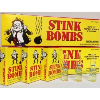 Hot 1296 Glass Stink Bombs (432 boxes of 3) Gag Prank Novelty ~ Bulk Wholesale Lot - Miniature Marvels: Airplane Models & Painted Dice Egpull