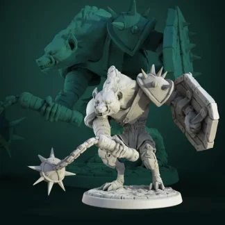 Store Gnoll Marauder - Miniature Marvels: Airplane Models & Painted Dice Miniature
