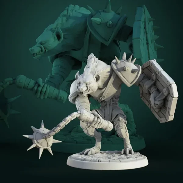 Store Gnoll Marauder - Miniature Marvels: Airplane Models & Painted Dice Miniature