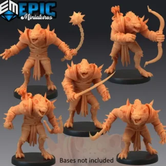 Best Sale Gnoll Set - Miniature Marvels: Airplane Models & Painted Dice Miniature