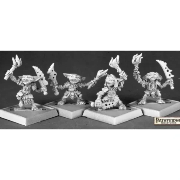 Clearance Goblin Pyros (4): Pathfinder RPR 60017 - Miniature Marvels: Airplane Models & Painted Dice Miniature