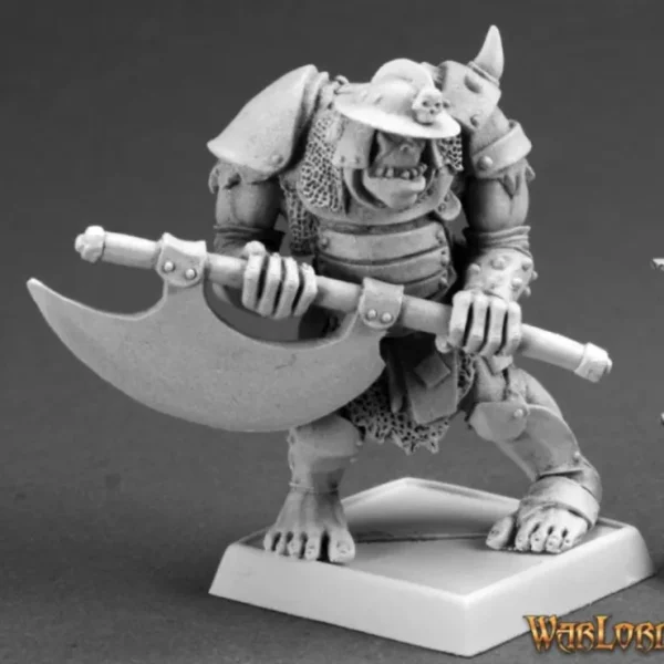 Flash Sale Gologh The Vicious, Black Orc Captain: Warlord RPR 14636 - Miniature Marvels: Airplane Models & Painted Dice Miniature