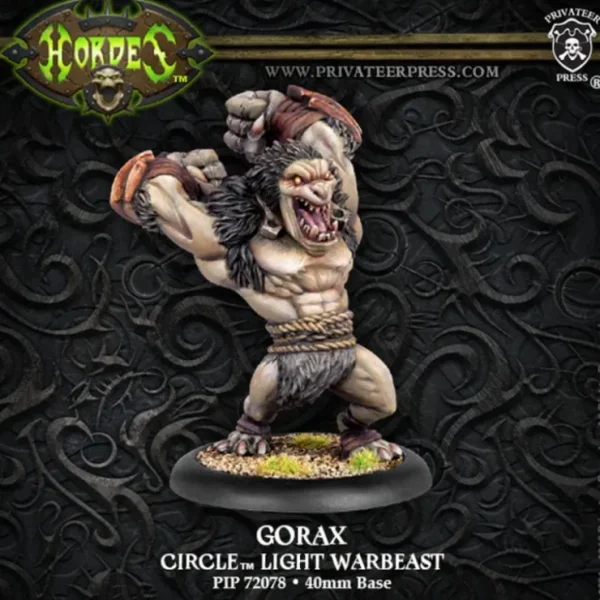 Sale Gorax: Circle Orboros - Warbeast PIP 72078 - Miniature Marvels: Airplane Models & Painted Dice Miniature