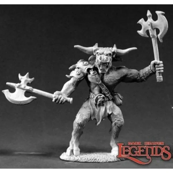 Best Gore, Large Minotaur: Dark Heaven Legends RPR 02409 - Miniature Marvels: Airplane Models & Painted Dice Miniature