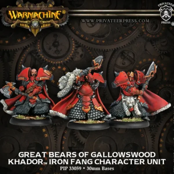 Flash Sale Great Bears of Gallowswood: Khador - Unit PIP 33059 - Miniature Marvels: Airplane Models & Painted Dice Miniature