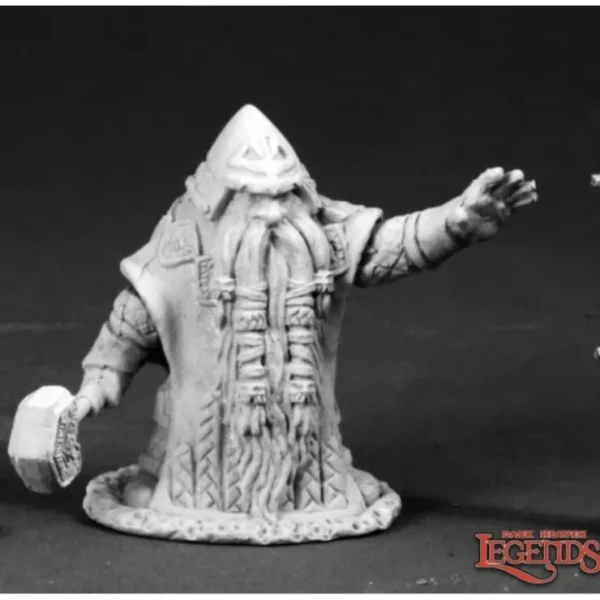 New Grimm Grayrune, Dwarf Priest: Dark Heaven Legends RPR 03663 - Miniature Marvels: Airplane Models & Painted Dice Miniature