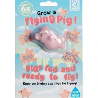 New Grow A Pig Toy - Just Add Water 600% Larger! Piggy Child Stocking Stuffer - Miniature Marvels: Airplane Models & Painted Dice Egpull