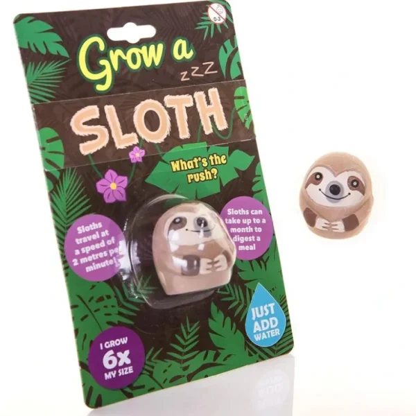 Outlet Grow A Sloth Toy - Just Add Water 600% Larger! Children Stocking Stuffer - Miniature Marvels: Airplane Models & Painted Dice Egpull