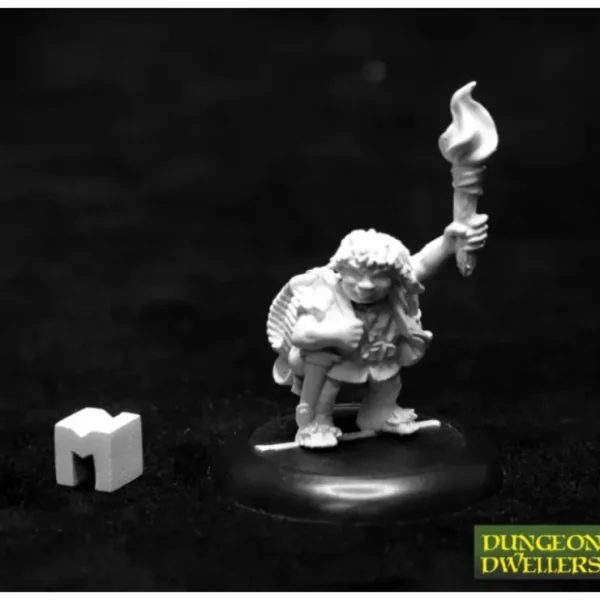 Best Gus Greenweevil, Halfling Henchman: Dungeon Dwellers RPR 07018 - Miniature Marvels: Airplane Models & Painted Dice Miniature