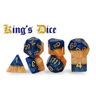 Store Halfsies Dice: "King's Dice" GKG H30 - Miniature Marvels: Airplane Models & Painted Dice Dice