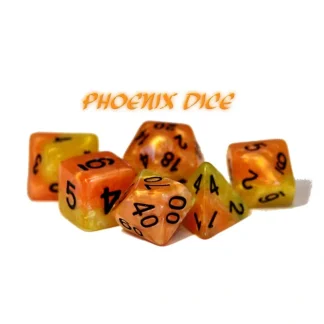 Shop Halfsies Dice: "Phoenix" GKG H544 - Miniature Marvels: Airplane Models & Painted Dice Dice